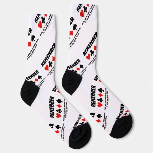 Remember At Least A Thousand Ways To Die At Bridge ソックス (右)
