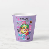REMEMBER CLOWNS カフェラテマグ (正面)
