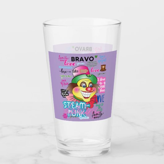 REMEMBER CLOWNS タンブラーグラス (正面)