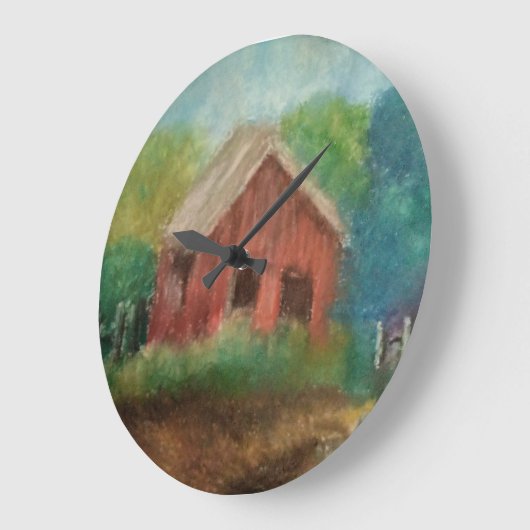 Remember days of past ラージ壁時計 (傾斜)