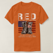 Remember Everyone退役軍人がRED Friday (105) Tシャツ (デザイン正面)
