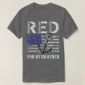 Remember Everyone退役軍人がRED Friday (25) Tシャツ (デザイン正面)