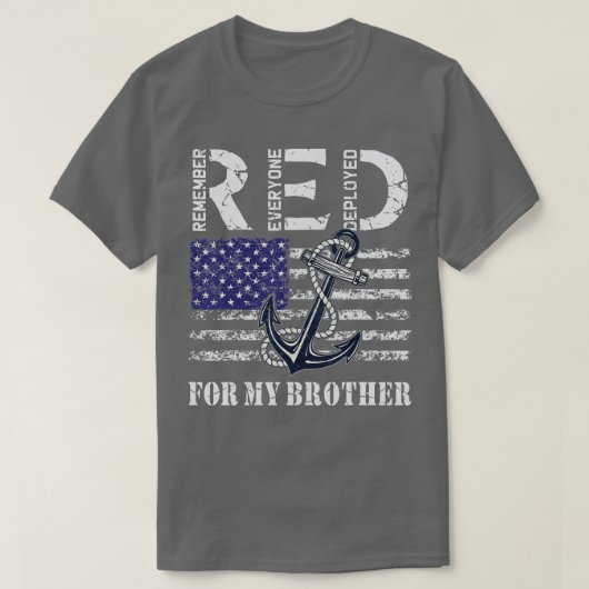 Remember Everyone退役軍人がRED Friday (25) Tシャツ (デザイン正面)