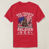 Remember Everyone退役軍人がRED Friday (60) Tシャツ (デザイン正面)