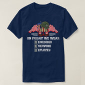 Remember Everyone退役軍人がRED Friday (7) Tシャツ (デザイン正面)