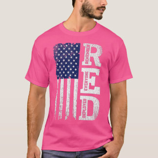 Remember Everyone退役軍人展開赤い金曜日1 (3) Tシャツ