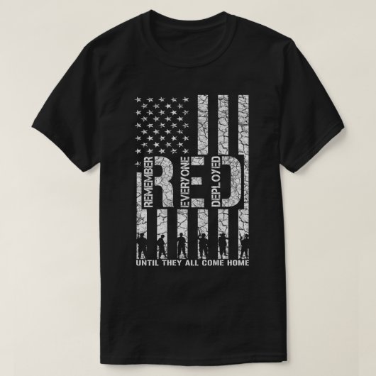 Remember Everyone退役軍人展開赤い金曜日(46) Tシャツ (デザイン正面)