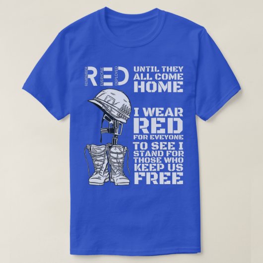 Remember Everyone退役軍人展開赤い金曜日(51) Tシャツ (デザイン正面)
