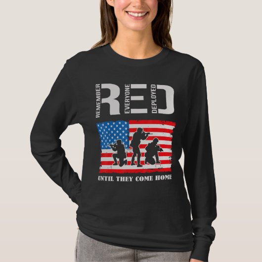 Remember Everyone Deployed退役軍人兵士2 Tシャツ (正面)