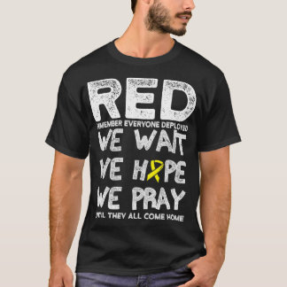 Remember Everyone Deployed Red Friday軍隊 Tシャツ