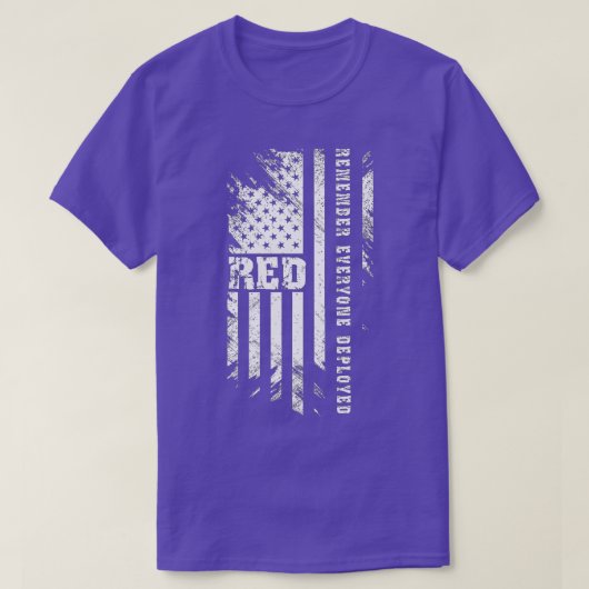 Remember Everyone Veteran Deployed RED Friday (117 Tシャツ (デザイン正面)