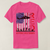Remember Everyone Veteran Deployed RED Friday 1 (2 Tシャツ (デザイン正面)
