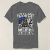 Remember Everyone Veteran Deployed RED Friday (21) Tシャツ (デザイン正面)