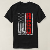 Remember Everyone Veteran Deployed RED Friday (2)  Tシャツ (デザイン正面)
