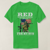 Remember Everyone Veteran Deployed RED Friday (65) Tシャツ (デザイン正面)