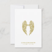 Remember Little Angel Beloved Ones Passed Away ノートカード (裏面)