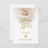 Remember Little Angel Beloved Ones Passed Away ノートカード (正面/裏面)