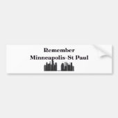 Remember Minneapolis & St. Paul バンパーステッカー (正面)