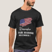 Remember Pearl Harbor Veterans Tシャツ (正面)