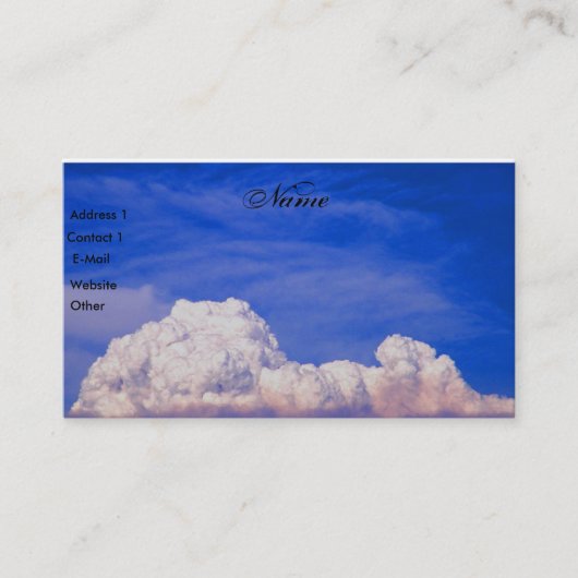 Remember_Profile/ビジネスカード 名刺 (正面)