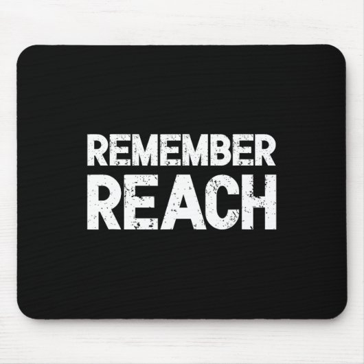 Remember Reach - ノーブルチームのための感傷的なデザイン マウスパッド (正面)