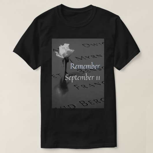 Remember September 11   Tシャツ (デザイン正面)
