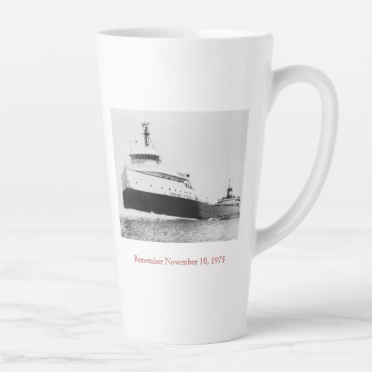 Remember: The Edmund Fitzgerald feat. Crew Names カフェラテマグ (右)