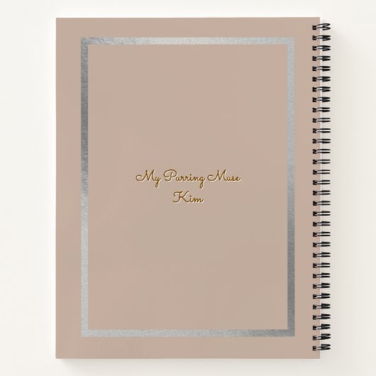 Remember to Paws and Breathe Spiral Notebook ノートブック (裏面)