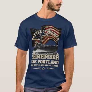 REMEMBER USSポートランドCLCA33 USクルーザー Tシャツ