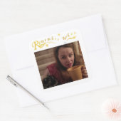 Remember When Round-Edge Squareステッカー スクエアシール (封筒)