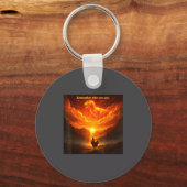 Remember Who Are You Dinosaur Chicken Cool Funny G キーホルダー (正面)