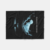 Remember Who Are You Dinosaur Chicken Meme Evoluti フリースブランケット (正面(横))