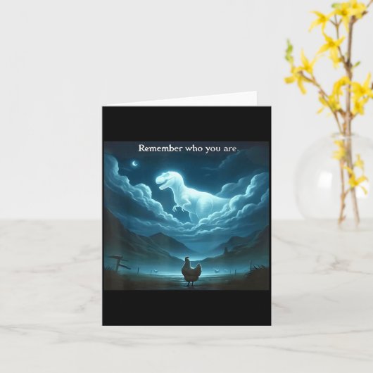 Remember Who You Are Chicken  カード (黄色い花)