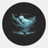 Remember Who You Are Chicken, Funny Evolution Joke ラウンドシール (正面)