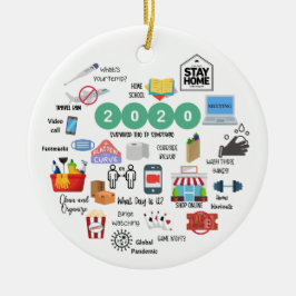 Remembering 2020オーナメント セラミックオーナメント