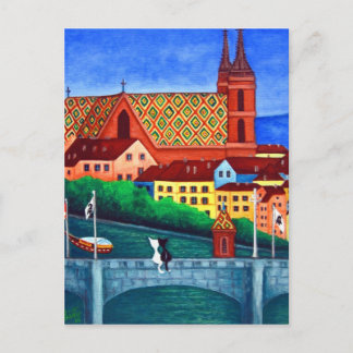 Remembering Basel, Switzerland Viewポストカード ポストカード