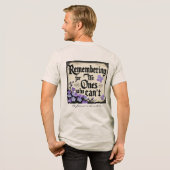 Remembering for the Ones Who Can’t Alzheimer’s Awa トライブレンドTシャツ (フル背面)