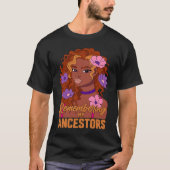 Remembering My Ancestors Black History Month  1 Tシャツ (正面)