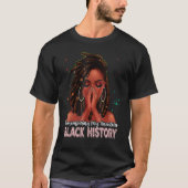 Remembering My Ancestors Black History Queen Melan Tシャツ (正面)