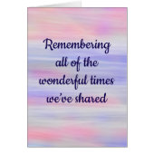 Remembering the Velful 考え Times of You (正面)