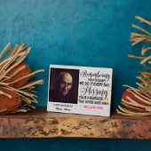 Remembering You Memorial引用文パーソナライズされた写真 フォトプラーク (側面)