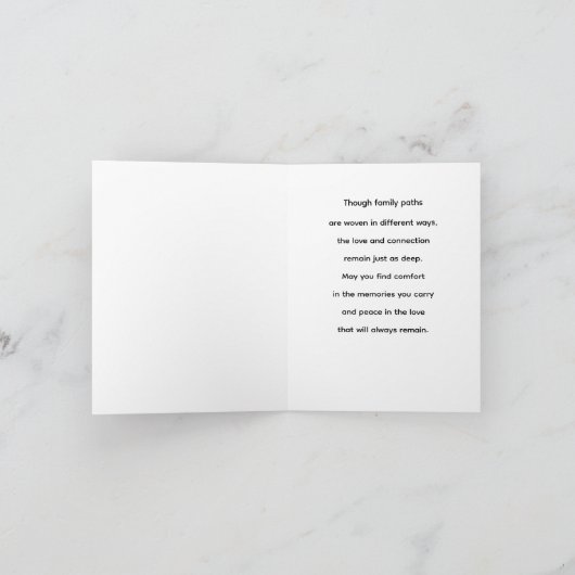 Remembering Your Step Brother カード (内部)