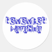 RememberNatasha ラウンドシール (正面)