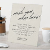 Remembrance Black & White In Loving Memory Wedding 台座サイン (インサイチュ)