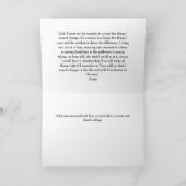 Remembrance Memorial with Red Purple Green Orange  カード (内部)