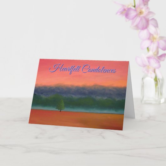 Remembrance Memorial with Red Purple Green Orange  カード (蘭)