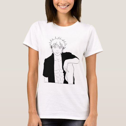 Remera Gojo Blanca Tシャツ (正面)
