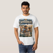 Remera Los Capibarras Viajeros Gasoleros Tシャツ (正面フル)
