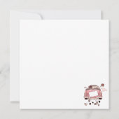 remerciementの結婚式車 サンキューカード (裏面)