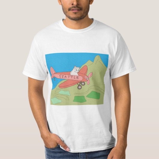 RemiはシアトルTシャツに旅行 Tシャツ (正面)